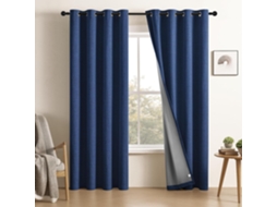 Cortinas Blackout 99 Total, Comprimento 40 Para Tratamento De Janelas, Cortinas De Linho Sintético Com Isolamento Térmico Para Quarto