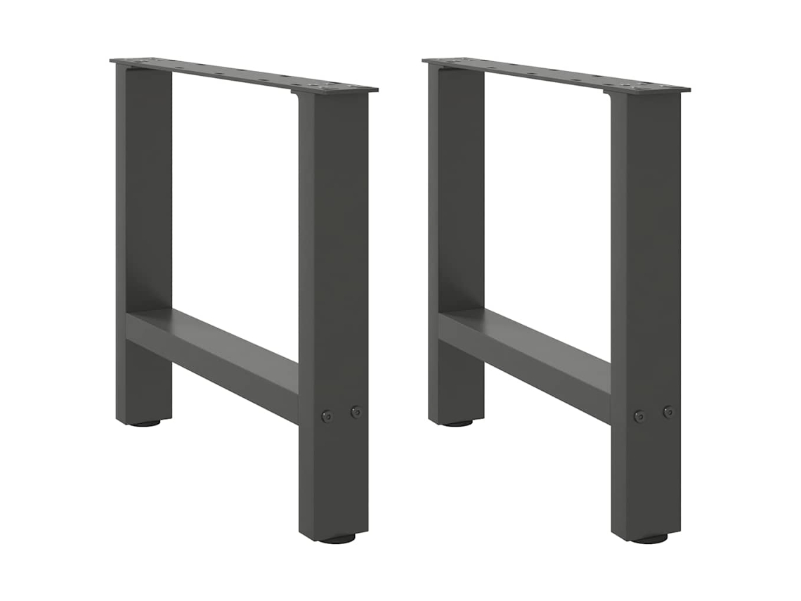 Coffee Table Leg, Coffee Table Legs Vidaxl Antracite Aço (60 X (42-43) Cm)