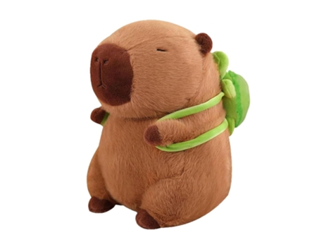 Capivara de pelúcia macia com mochila de tartaruga 25 cm 50302 Toys Todayp25
