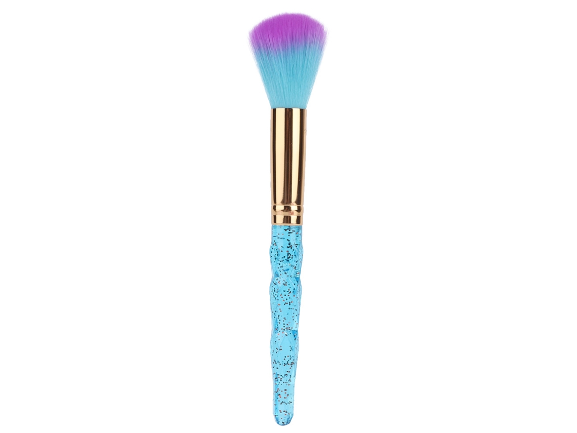 Pincel Remove Poeira Esmalte Unhas Pincel Arte Unhas Ferramenta Manicure Azul
