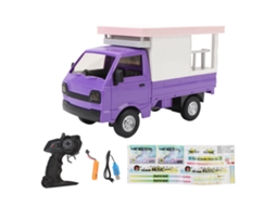 Ats carro de Derrape Rc Control Remoto Roxo com Luzes e Efeitos Sonoros Brinquedo Caminhão para Crianças