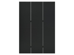 Biombo/divisória com 3 Painéis Aço 120x180 Cm Preto MAISON EXCLUSIVE