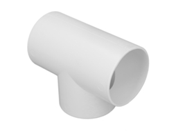 Conector De Duto 3 Vias Em Pvc Resistente À Corrosão Formato T 6in Adaptador De Mangueira