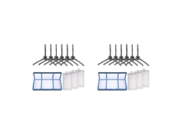 Replacement For Ilife V3 V3s V5 V5s V5s Pro Robot Vacuum Cleaner,2x Primary Filter+6x Filters+12x Side Brushes