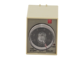 Relé de Tempo YURU Ajustável ST3PF 200 220V Controle Plug In (S/MARCA)