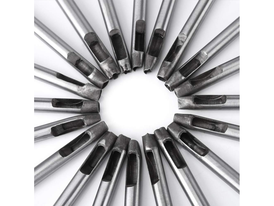 Ferramenta De 6 Mm, 20 Furadores De Couro Para Decoração De Bolsas/cintos