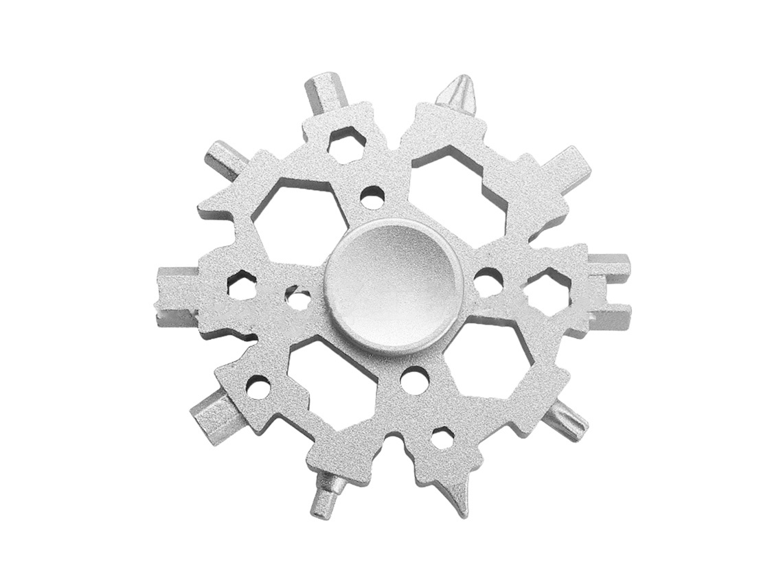 Ferramenta Multifuncional Floco de Neve 23 em 1 com Fidget Spinner | S/MARCA