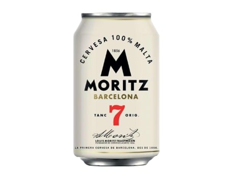 Cerveja MORITZ 7 Lata (0.33 L - 24 Unidades)