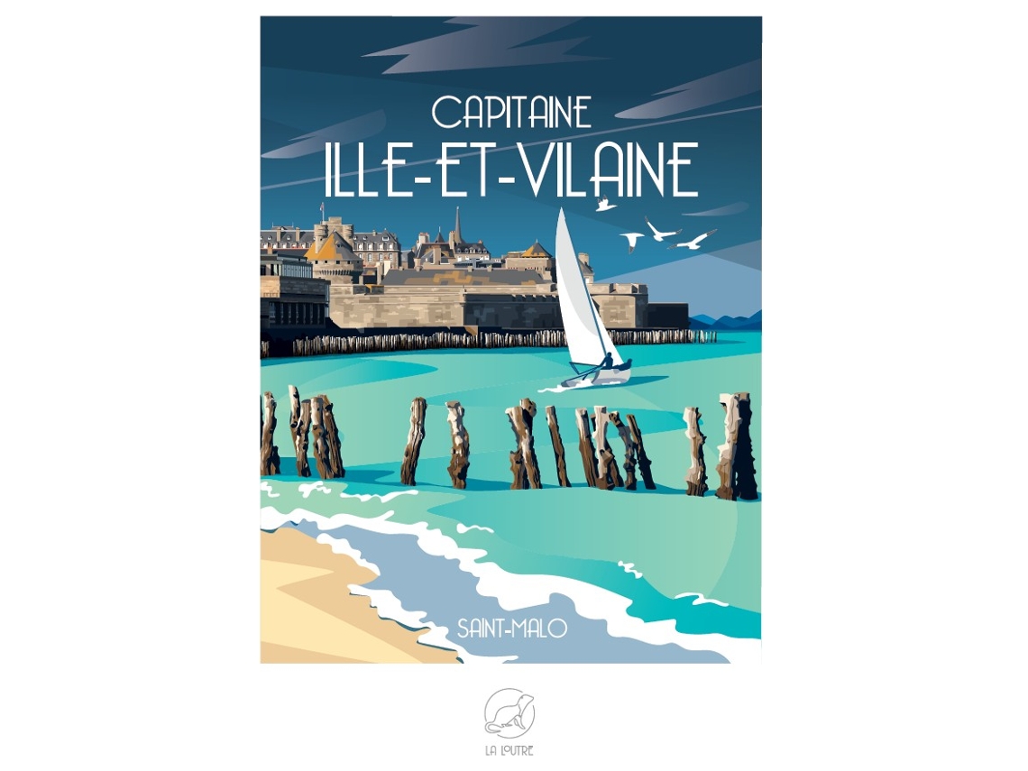 Quebra Cabeça La Loutre Saint Malo 1000 Peças Capitaine Ille Et Vilaine La Loutre Puzzels