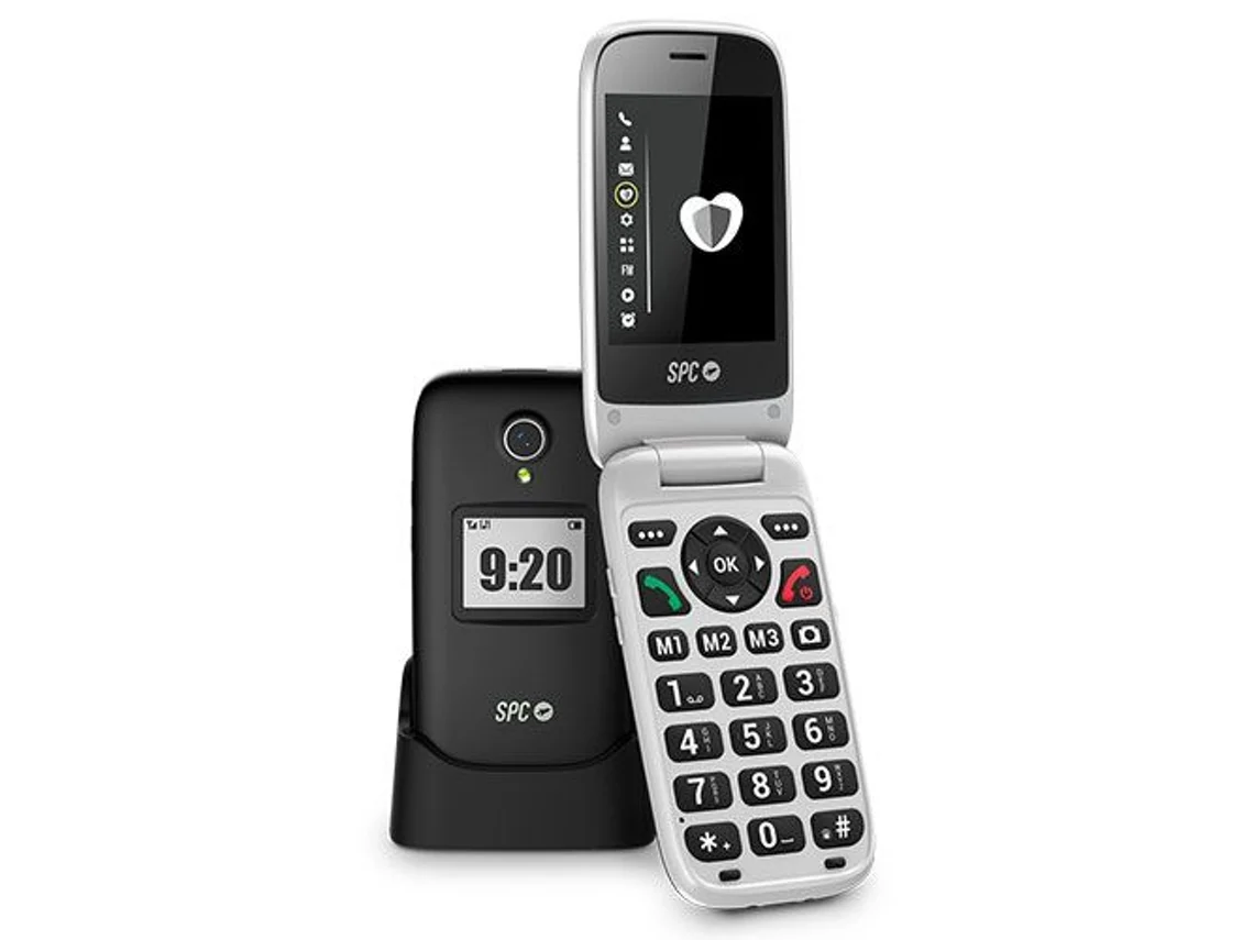 Telemóvel Senior SPC Polaris (2.8'' - Preto Cinzento)