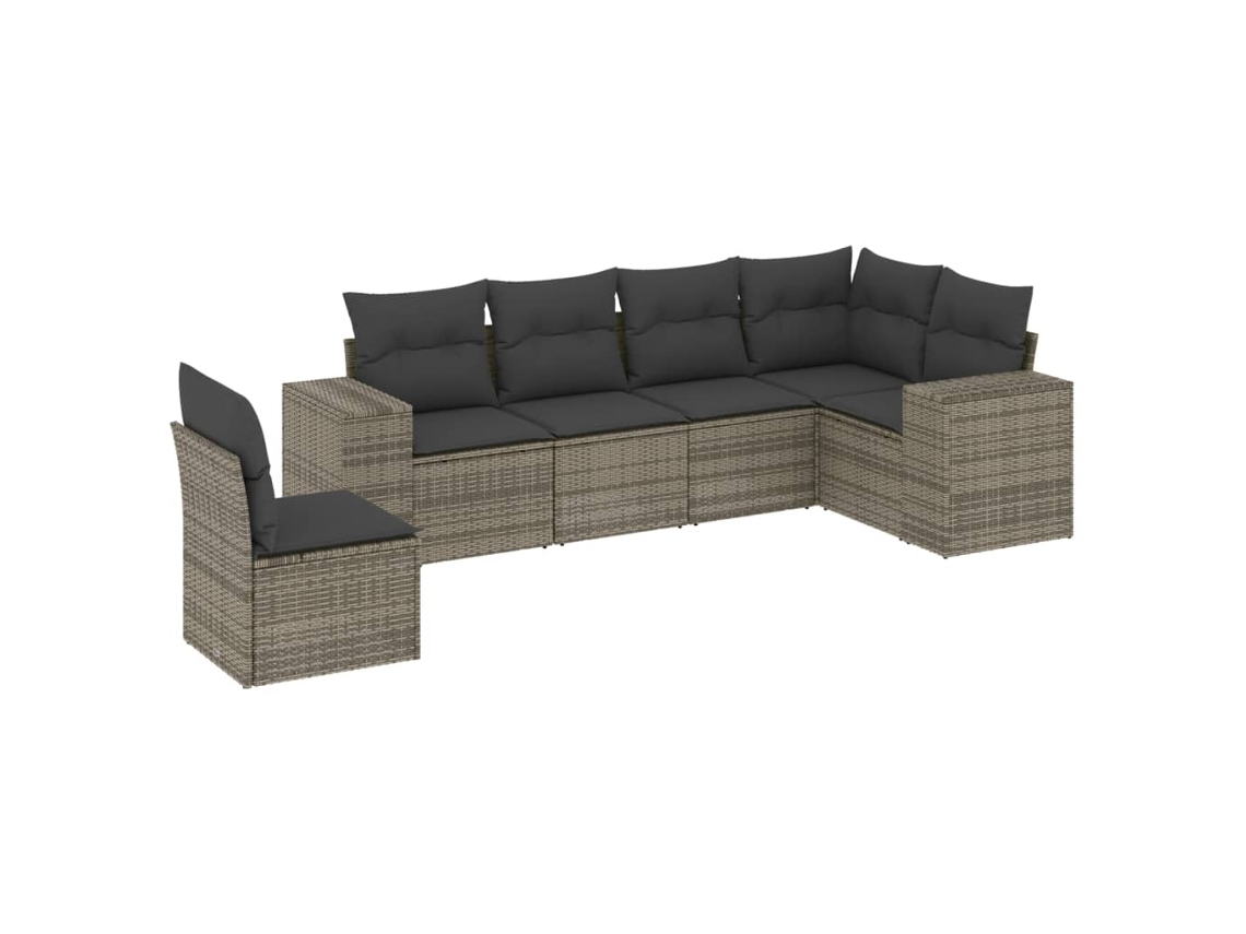 Garden Sofa Set, Garden Sofa Sets Vidaxl Cinzeto Rattan / Vime (n/a)