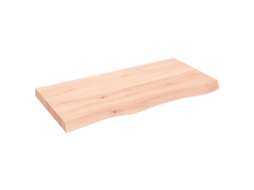 Bancada De Casa De Banho Vidaxl Marrom Madeira De Carvalho (100x50x(2-6) Cm)