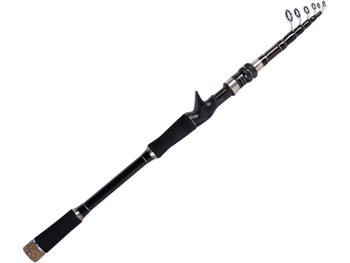 1,8 M 2,1 0,4 0,7 3,0 Vara Pesca Telescópica Água Doce