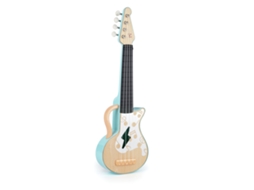 Ukulele Hape, Instrumento Musical Infantil Brinquedo De Madeira Colorido