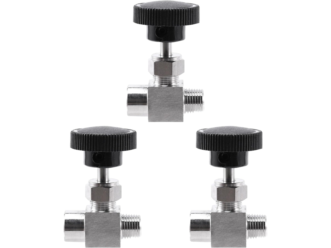 Válvula de Agulha Ajustável em Aço Inoxidável 1/4" SFUSHOS
