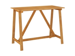 Mesa de bar VIDAXL Marrom Madeira (140x70x104 cm)