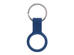 Mali capinha de Silicone Anti risco com Portachaves para Localizador de Telefone Ios (azul)