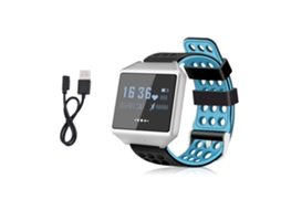 Pulseira Inteligente EOOCOO com monitoramento de frequência cardíaca, à prova d'água e Bluetooth