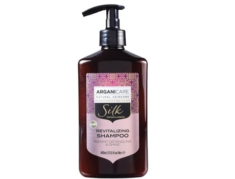 Enriquecido Com Proteína Da Seda Shampoo Por Arganicare ? 400ml Premium de Cuidados com os Cabelos Solução