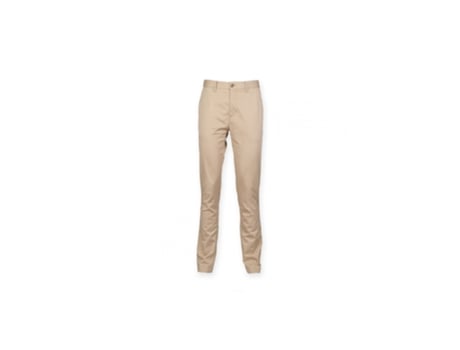 Calças de Homem FRONT ROW Chino Stretch Cinzento (XL)