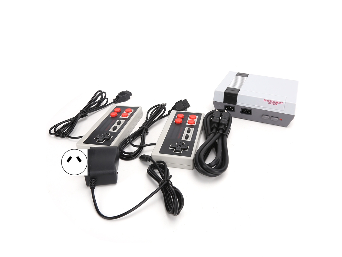 Mini TV Game Console, Console de Videogame Portátil, Interface Multimídia, Console de Jogos Clássico Portátil HD, Plugue 110-240V, Brilvibera