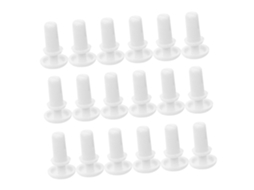 Conjunto De 100 Presilhas De Nylon Para Fixação De Rebites Plásticos Em Carrocerias De Automóveis