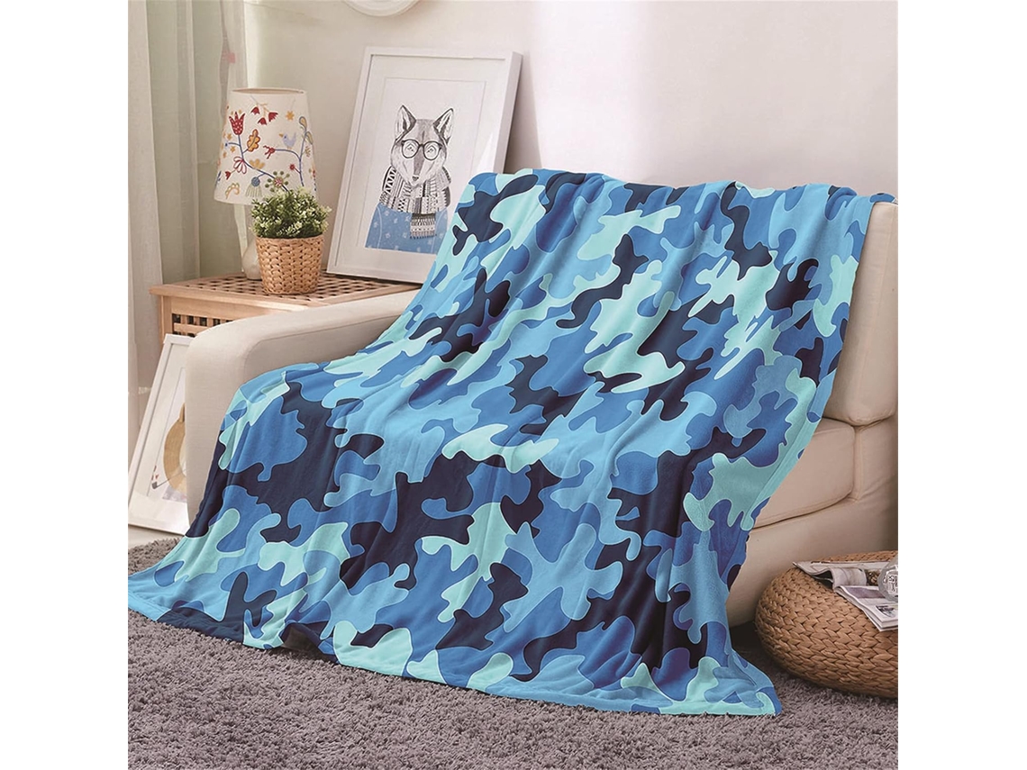 Manta de Flanela Fansu Estampa 3d Quente e Macia Microfibra Ideal para o Inverno Perfeita Cama Ou Sofá Adequad