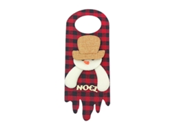 Laxiscreed Decoração De Porta Natal Com Boneco De Neve Envelhecido Para Ambientes Acolhedores