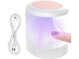 Mini Lâmpada Uv Para Unhas , Secador De Unhas Profissional Americano Uv Led, Lâmpada Usb Portátil Para Unhas De Secagem Rápida Ly Ebike (pó)