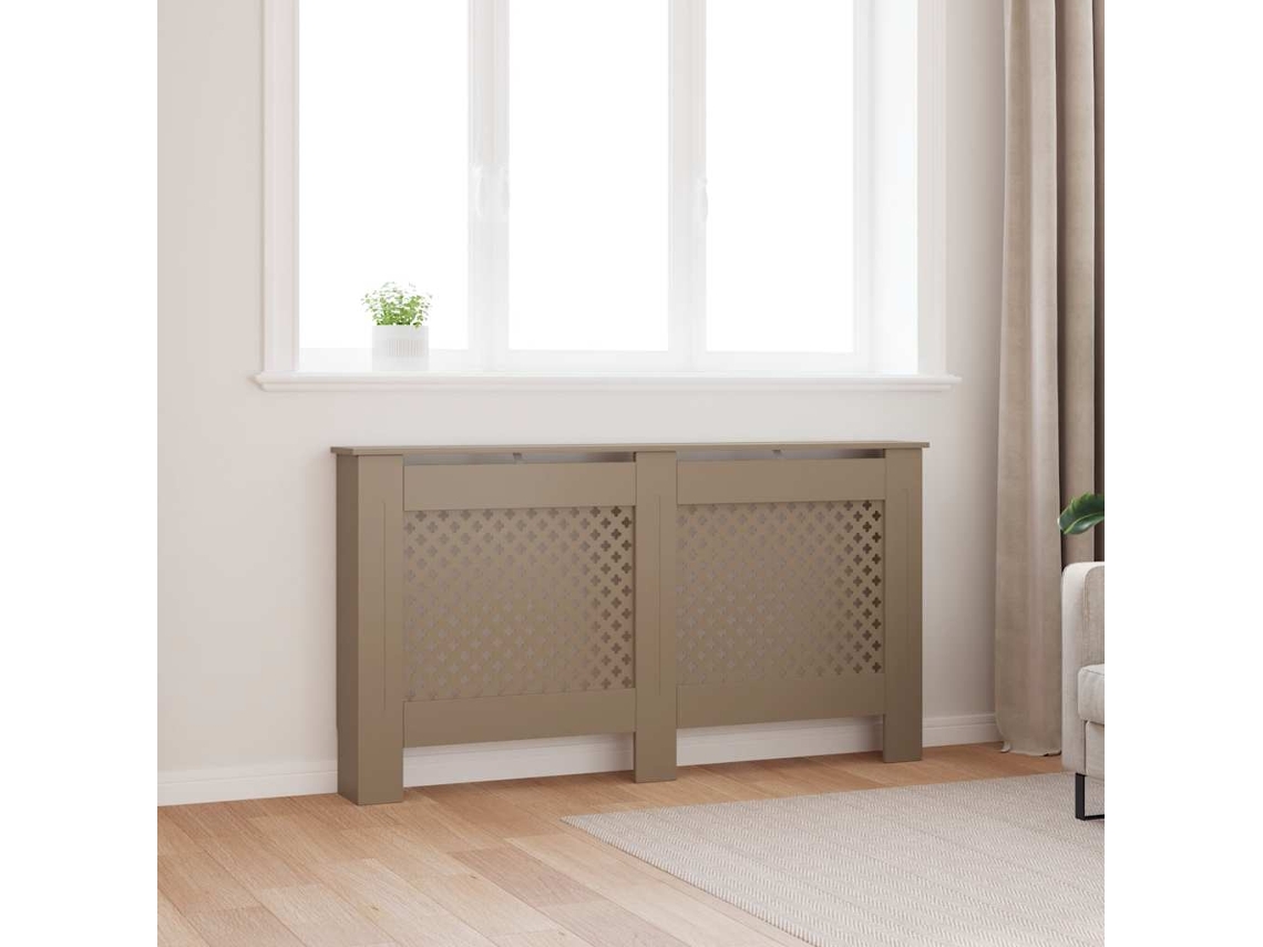 Vidaxl Cobertura De Radiador 152x19x81,5 Cm Mdf