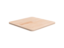 Vidaxl Tampo De Mesa Quadrado 40x40x1,5 Cm Carvalho Maciço Não Tratado