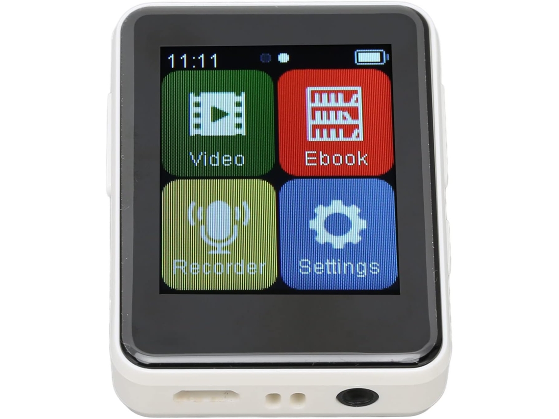 Leitor De Mp3 Bluetooth 5.0 Com Tela Sensível Ao Toque Hd