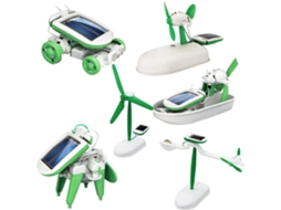 Primerox kit de Robô Solar Diy 6 em 1 para Crianças Brinquedo Educativo de Montagem Científica