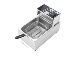Fritadeira Elétrica, Aço Inoxidável, Potência De 2500w, Prata