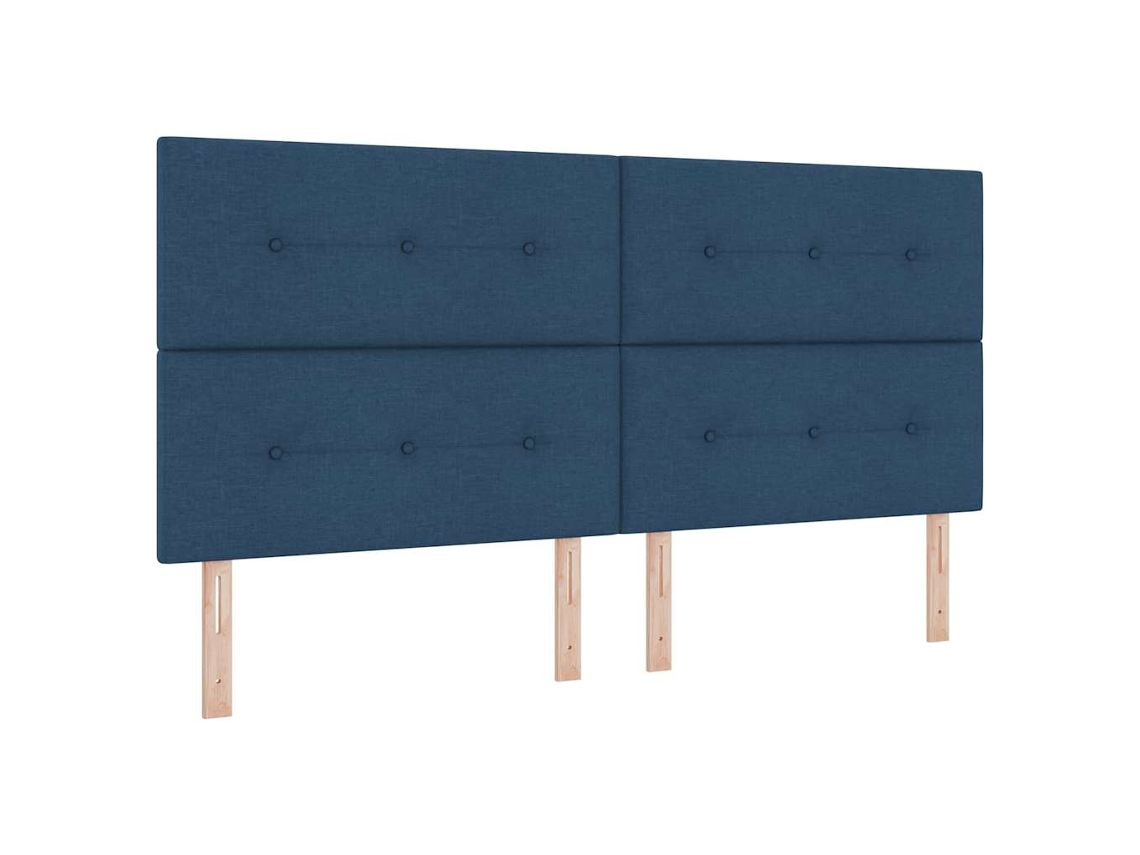 Cabeceira Led com Fitas Led com Cabeceira Azul 200 Cm Tecido MAISON EXCLUSIVE