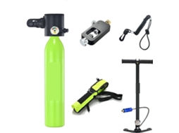 Mini Respirador SFUSHOS com Cilindro de Oxigênio 1l, Preto