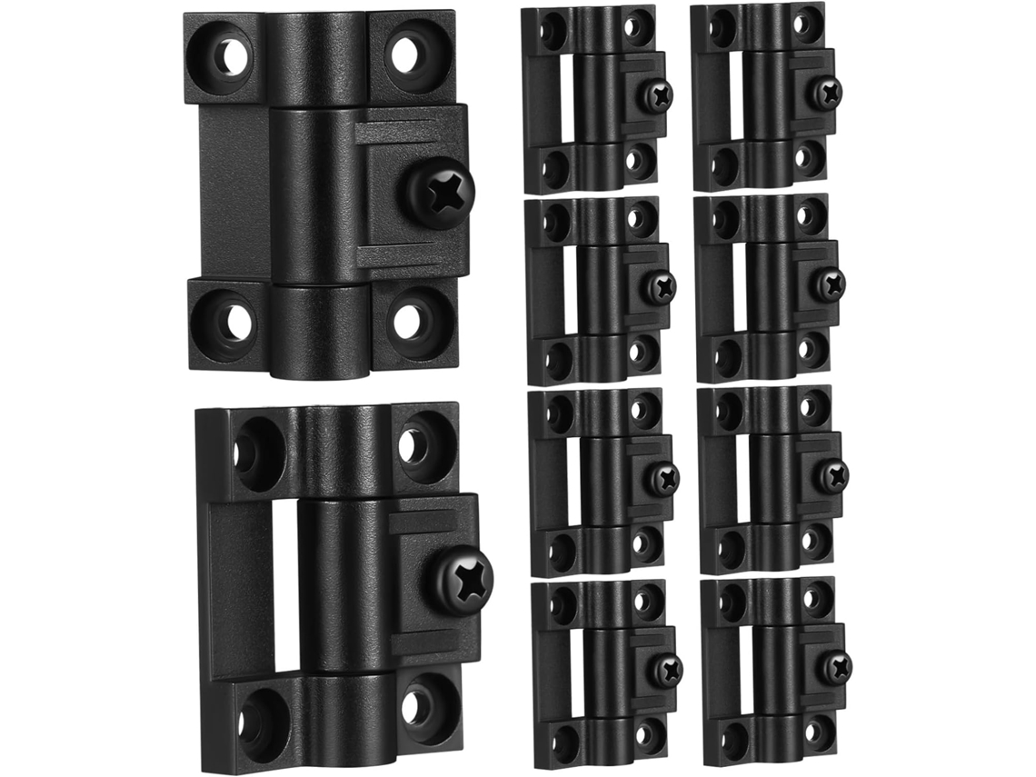 Conjunto De 10 Dobradiças Pequenas Ajustáveis Com Torque, Plástico