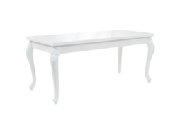 High Gloss Dining Table, High Gloss Dining Tables Vidaxl Branco Mdf (n/a)