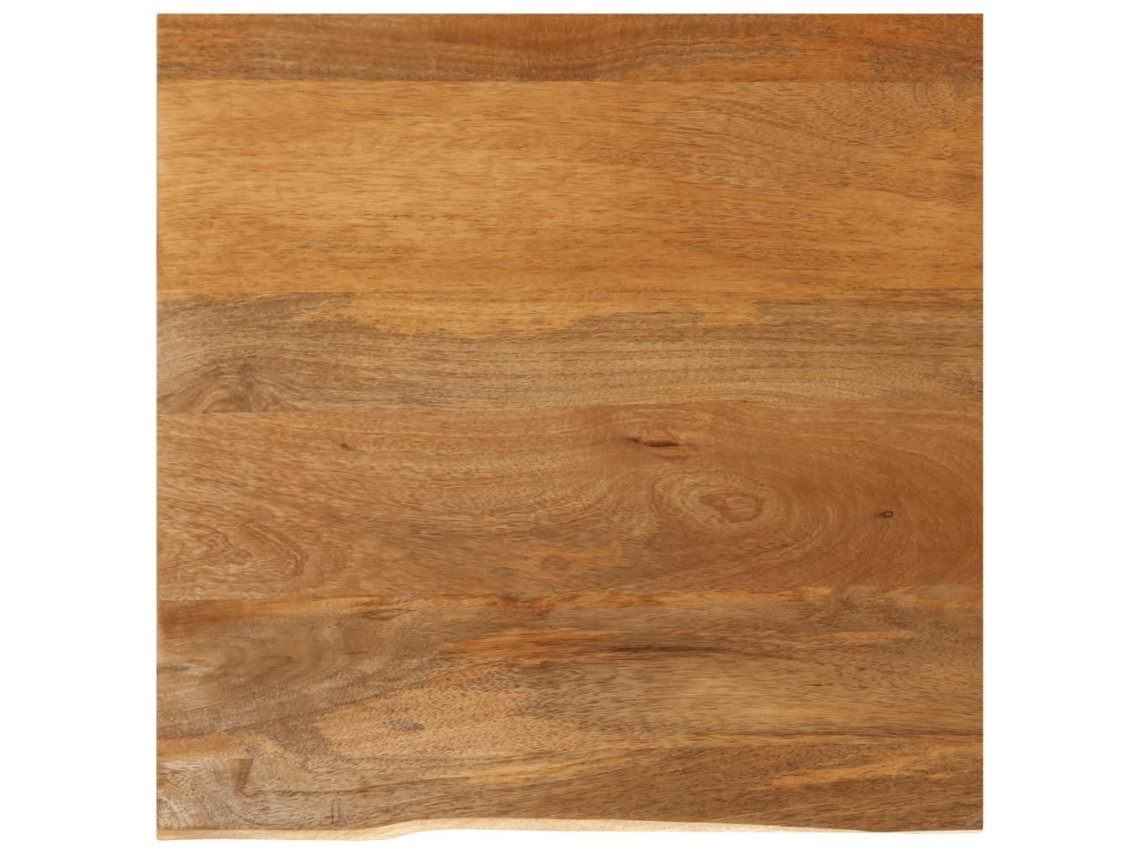 Vidaxl Tampo De Mesa C/ Borda Viva 40x40x3,8 Cm Mangueira Maciça