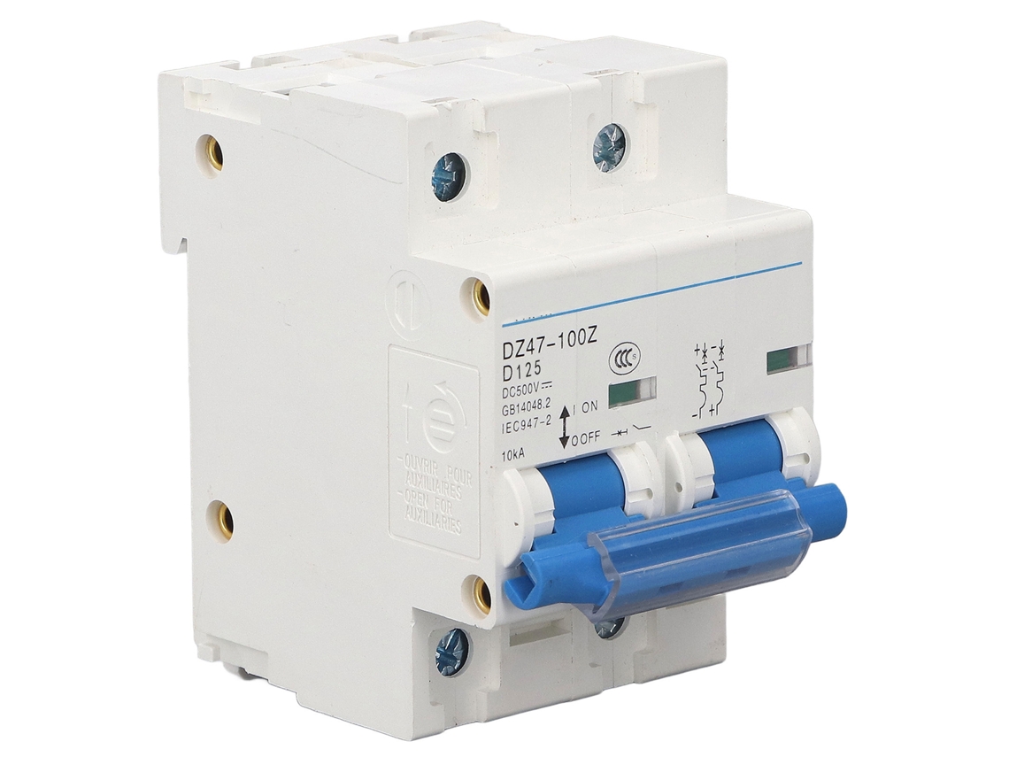 Disjuntor de Corrente Contínua 10ka 500v 125a para Rail Din | S/MARCA