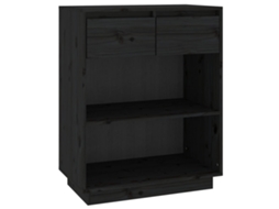 Console Cabinet, Console Cabinets Vidaxl Preto Madeira De Pinho (n/a)