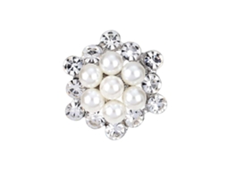 Broche De Moda Decoração Com Strass Brilhante