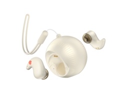 Auscultadores Bluetooth para Dormir de Lado com Design Ergonômico CZHHMART (bege)