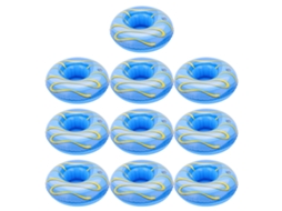 Conjunto De 10 Porta-copos Infláveis ​​para Piscina E Festas Aquáticas.