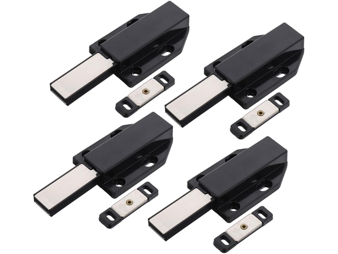 Conjunto de 4 prendedores de data magnéticos para armários