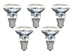 Lurelia Pacote com 5 Lâmpadas E14 Edison 30w 220-240v, Cápsula Transparente