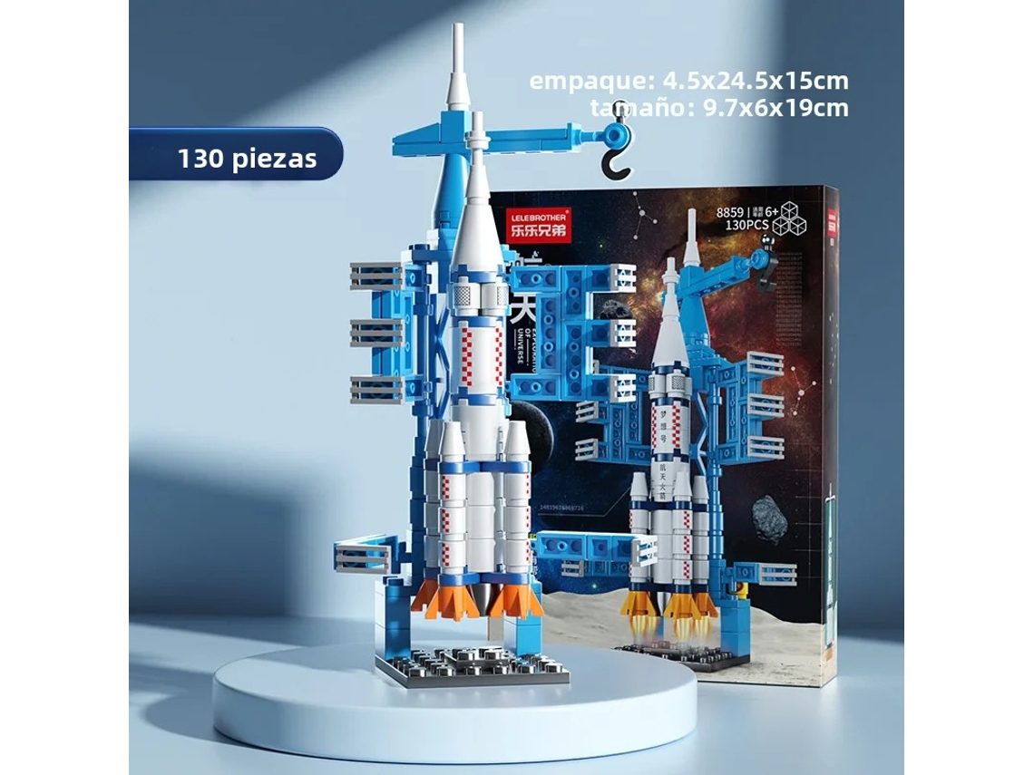 Conjunto de Montagem de Modelo do Centro de Lançamento Lunar e da Nave Espacial MDUG (estilo 4)