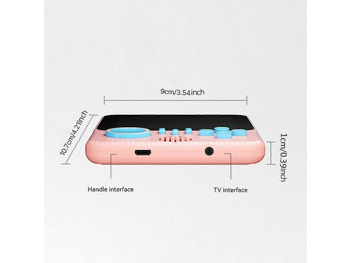 Console De Jogos Retrô Portátil G7 De 3,5 Polegadas Com 666 Jogos Integrados, Brinquedos Interativos Para Pais E Filhos, Rosa Ly Ebike