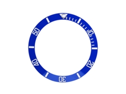 Anel Bezel Relógio Alumínio Azul Inserção