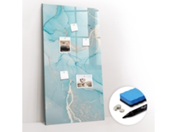 Quadro Magnético Decorativo Mármore Decorativo Para A Cozinha Espelharte (60x120 Cm)